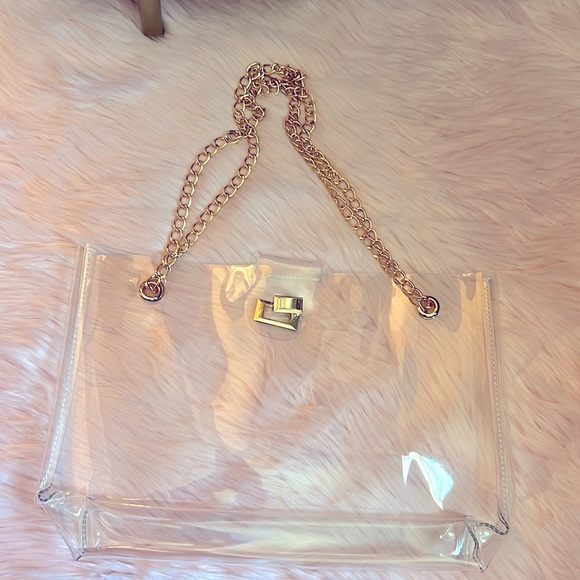 🩷🍒Fashion clear  tote bag - Picture 6 of 7